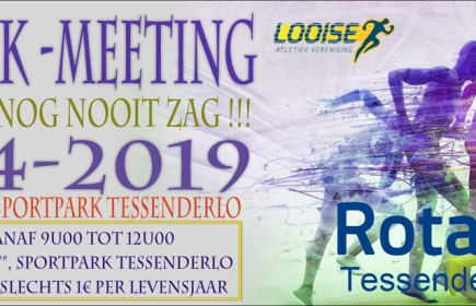Op zondag 28 april organiseert Looise atletiekvereniging, Avalympics,samen met Rotaryclub Tessenderlo de G-Atletiekmeeting (de nieuwe benaming voor de vroegere Andersvalidenmeeting) in het sportpark van Tessenderlo. Er worden G-sporters van over heel het 